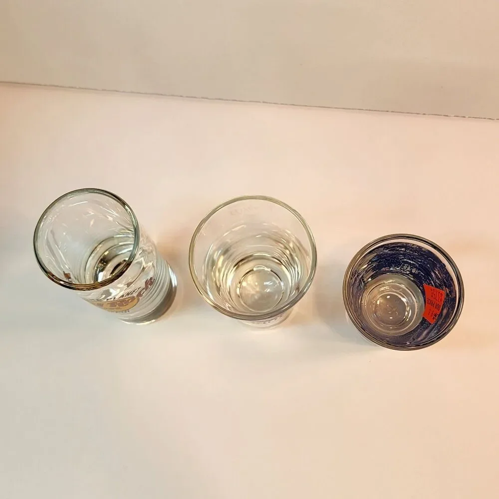 Vintage Maui Hawaii Shot Glass Lot - Hard Rock Cafe & Planet Hollywood Shooters